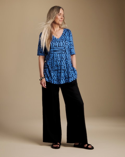 Julipa Linen Jersey Pocket Tunic