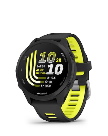Garmin Forerunner 170 Music Smart Watch - Black/Amp Yellow