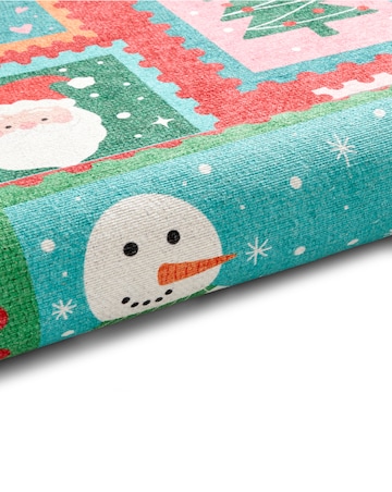 Christmas Stamps Washable Runner