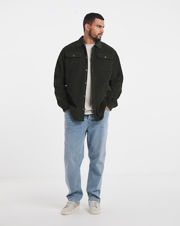 Jack & Jones Regent Cord Overshirt - Khaki