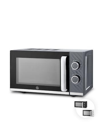 Swan Windsor Microwave Grey