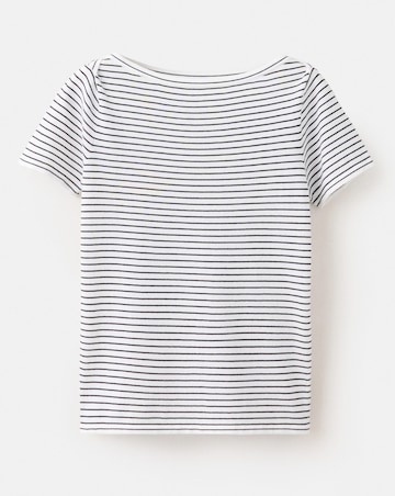 Mango Short-Sleeved Fine-Knit Sweater
