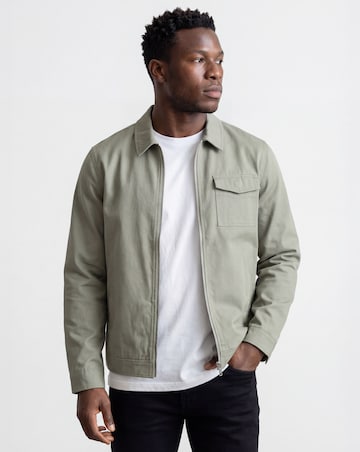 Smart Zip Up Harrington