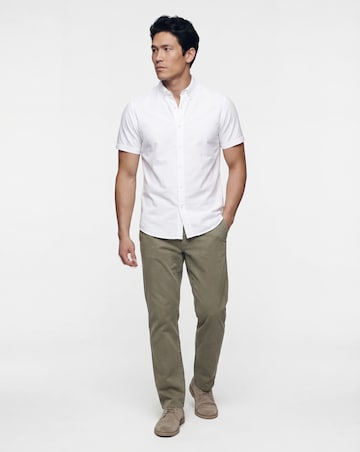 Short Sleeve Oxford Shirt Long Length