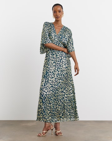 Joanna Hope Metallic Animal Dress