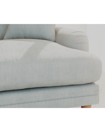 Lily Stripe Footstool