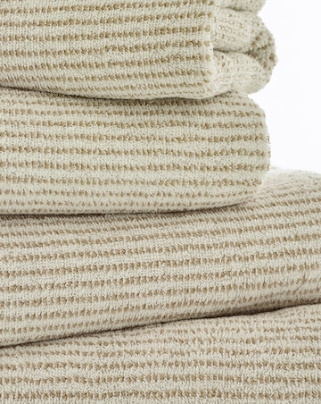 The Lyndon Company Willow Weave Striped 100% Cotton Towel