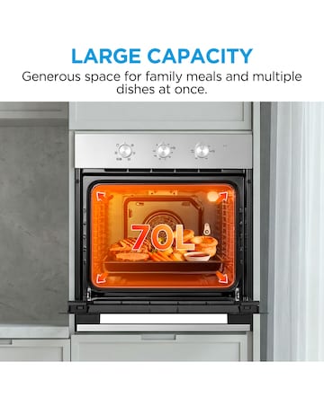 Midea Built-In Single Oven - Stainless Steel