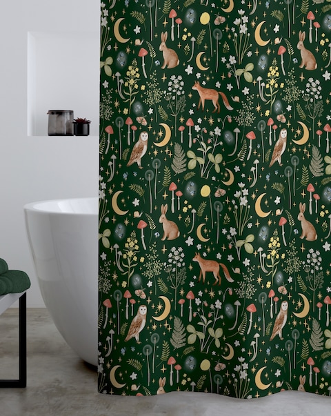 Catherine Lansfield Enchanted Twilight Shower Curtain