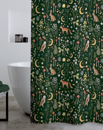 Catherine Lansfield Enchanted Twilight Shower Curtain