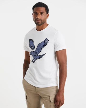 Lyle & Scott Short Sleeve Graphic Eagle T-Shirt - White