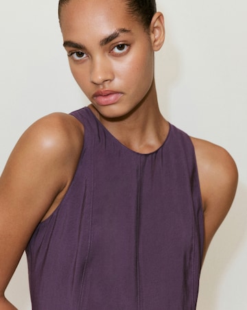 Mango A-Line Dress With Seam Detail