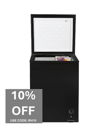 Russell Hobbs RH142CF0E1B 143L Chest Freezer - Black - E Rated