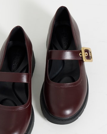 Dominga Buckle Mary Jane Shoes - Wide Fit (E)