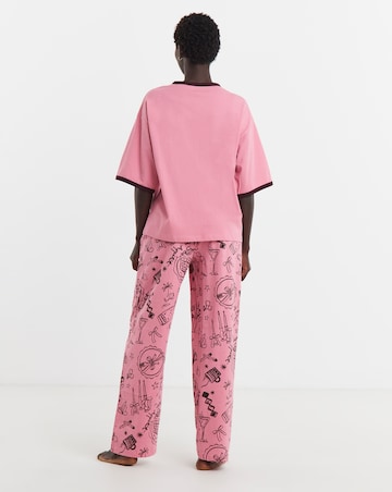 Pretty Secrets Cocktail Glass Pyjama Set