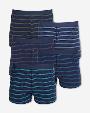 5 Pack Stripe Loose Boxers