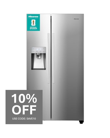 Hisense RS694N4ICE American Fridge Freezer- E Rated 180 CM