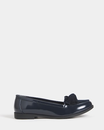 Kinzie Bow Detail Flat Shoes - Extra Wide Fit (EEE)