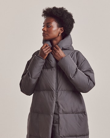 Anthology Charcoal Feather & Down Padded Coat