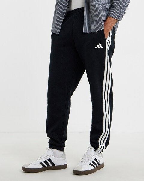 adidas 3 Stripes Cuffed Fleece Pants
