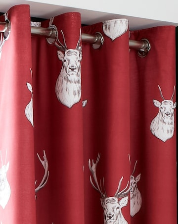 Catherine Lansfield Munro Stag Curtains