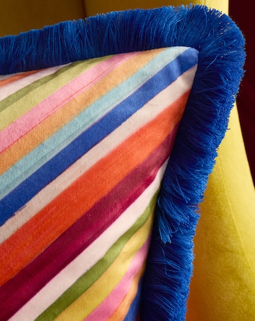 Sophie Robinson Darling Diagonal Stripe Cushion