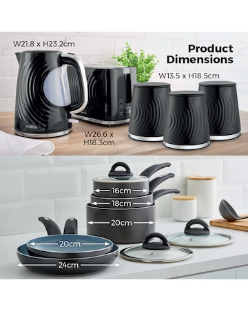 Tower Sonar Kettle, 2 Slice, Canister