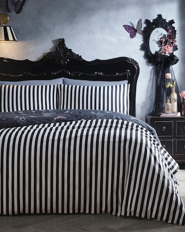 Fusion Bows Noir Duvet Cover Set