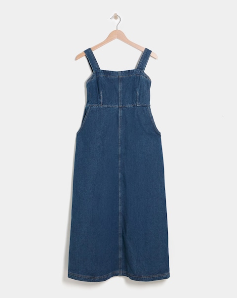 Blue Apron Midi Dress