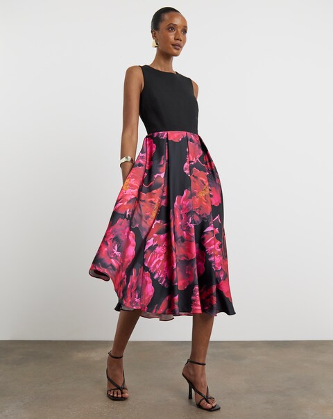 Joanna Hope Print Prom Dress