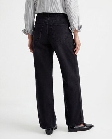 Washed Black Authentic Wide Leg Jeans