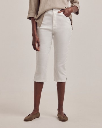 Anthology White Capri Jeans