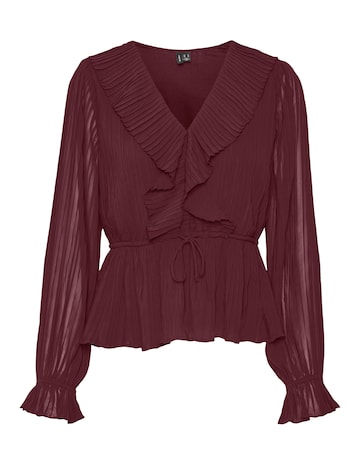 Vero Moda Frill Pleated Top