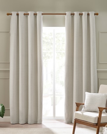 Catherine Lansfield Stab Stitch Curtains