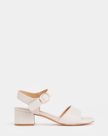 Robin Two Part Block Heel Sandals - Wide Fit (E)