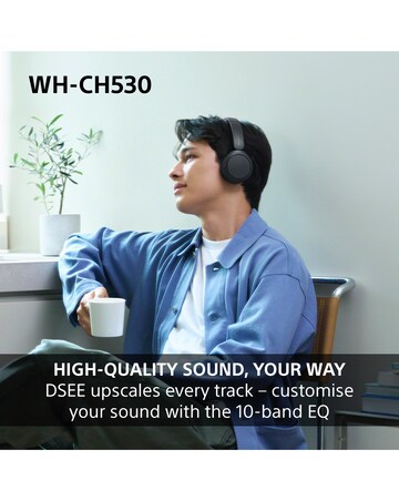 Sony WH-CH530 Wireless On-Ear Headphones - Black