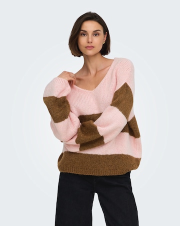 JDY Reversible Stripe Knitted Jumper