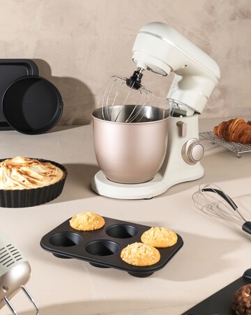 Salter Bakes 1300W Stand Mixer - Oatmeal