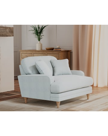 Lily Stripe Snuggle Chair