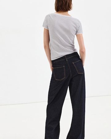Mango Short-Sleeved Fine-Knit Sweater