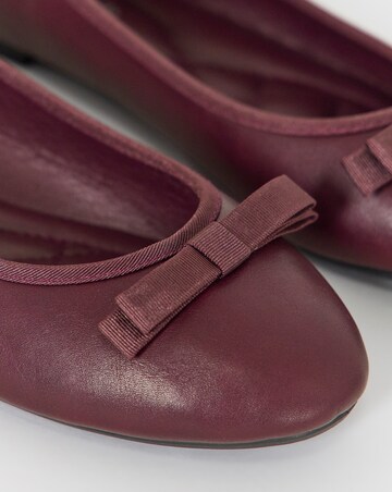 Abundance Classic Bow Ballerina Shoes - Extra Wide Fit (EEE)