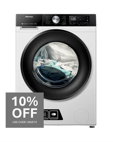 Hisense 3S Series WD3S8043BW3 WiFi-enabled 8kg Washer Dryer - White