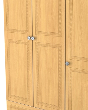 Richmond Triple Wardrobe with 2 Drawers