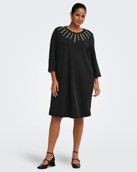 ONLY Embellished Sweater Dress