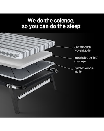 Jay-Be ME70 Mobile Folding Bed with Comfort Mattress Single