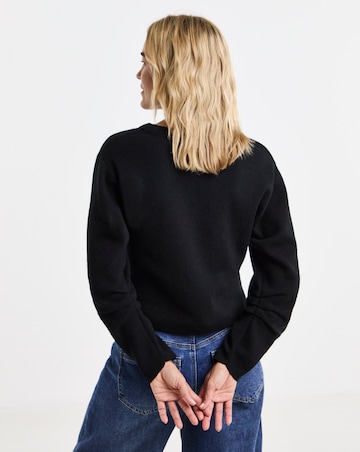 Cocoon Style Structured Jumper