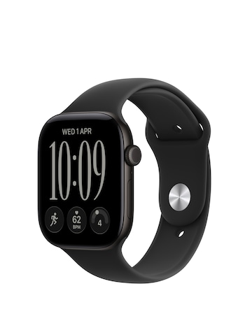 Apple Watch Series 12 GPS + Cellular 46mm - Black Aluminium/Black Sport - S/M