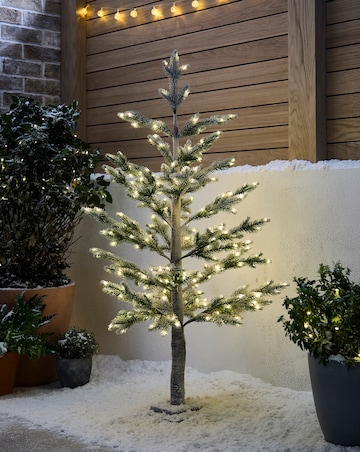 Frosted Pine Needle Tree 4ft