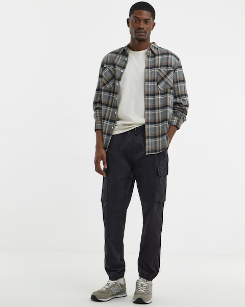 Elasticated Waist Cuffed Cargo