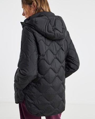 Black Short Quilted Jacket